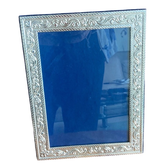 Silver Tone Photo, Picture Frame - Picture 2 of 3